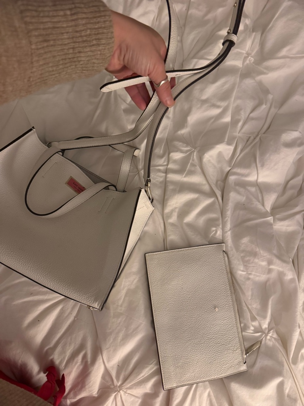 kate spade New York Sam white satchel - Picture 6 of 6
